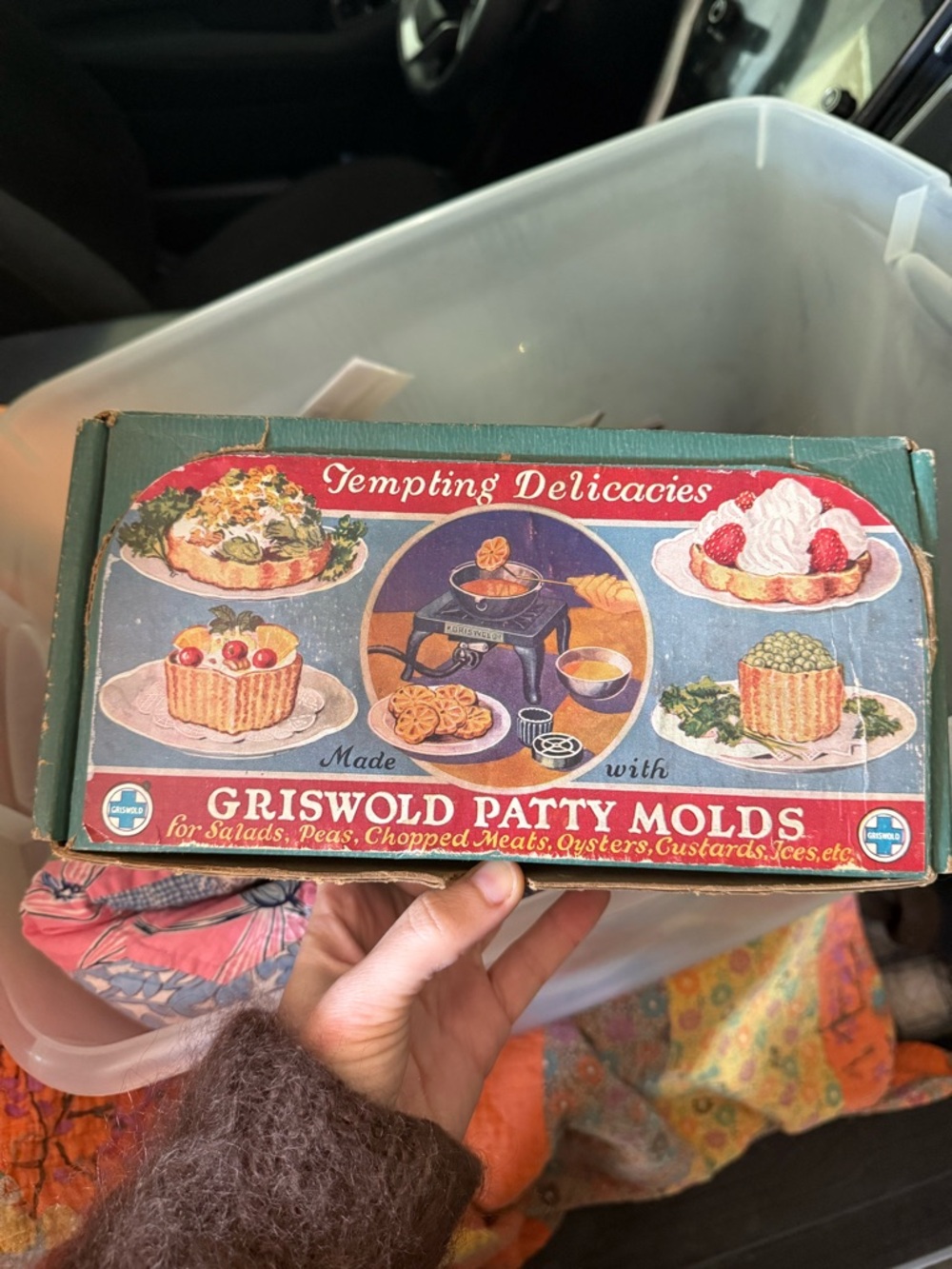 Griswold Patty Molds Set in Original Box